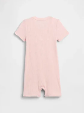 Mono corto «Baby First Favorites» de punto acanalado fino
