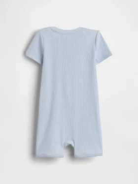 Mono corto «Baby First Favorites» de punto acanalado fino