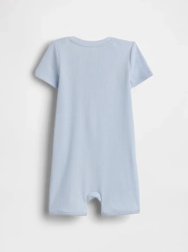 Mono corto «Baby First Favorites» de punto acanalado fino