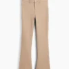 Pantalones acampanados de uniforme para niños de tejido Ponte