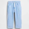 Pantalones anchos de gasa de algodón para bebés y niños pequeños