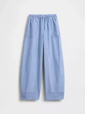 Pantalones anchos de niño con doble costura en las rodillas