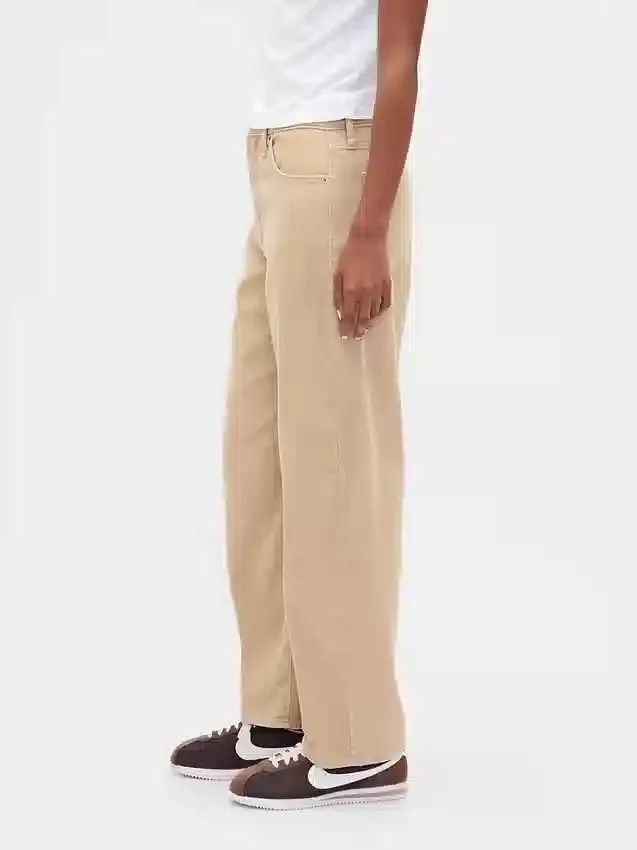 Pantalones anchos de pana de talle alto