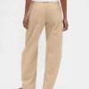 Pantalones anchos de pana de talle alto