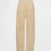 Pantalones anchos de pana de talle alto