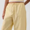 Pantalones anchos de popelín con doble refuerzo en las rodillas
