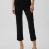 Pantalones capri de doble tejido