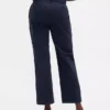 Pantalones caqui de talle medio