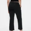 Pantalones caqui de talle medio