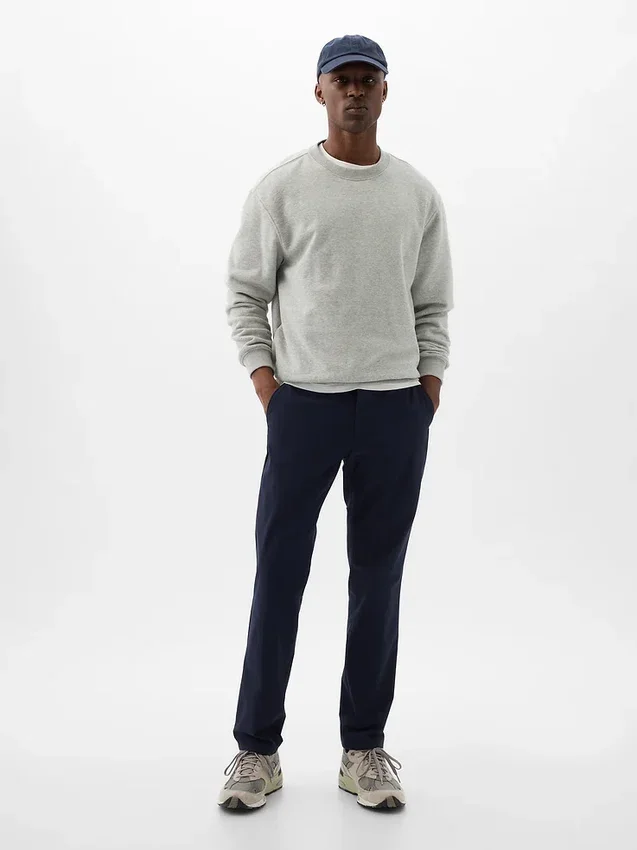 Pantalones caqui híbridos ajustados