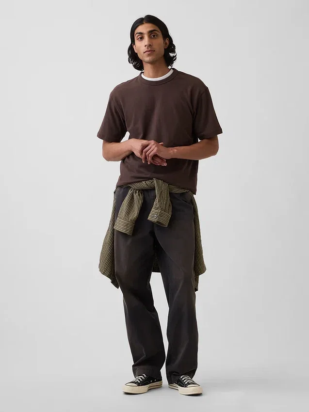 Pantalones caqui holgados
