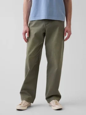 Pantalones caqui holgados