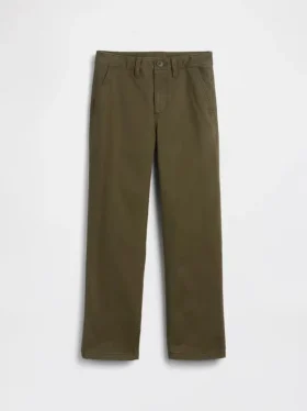 Pantalones caqui holgados de estilo moderno para niños