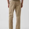 Pantalones caqui rectos modernos