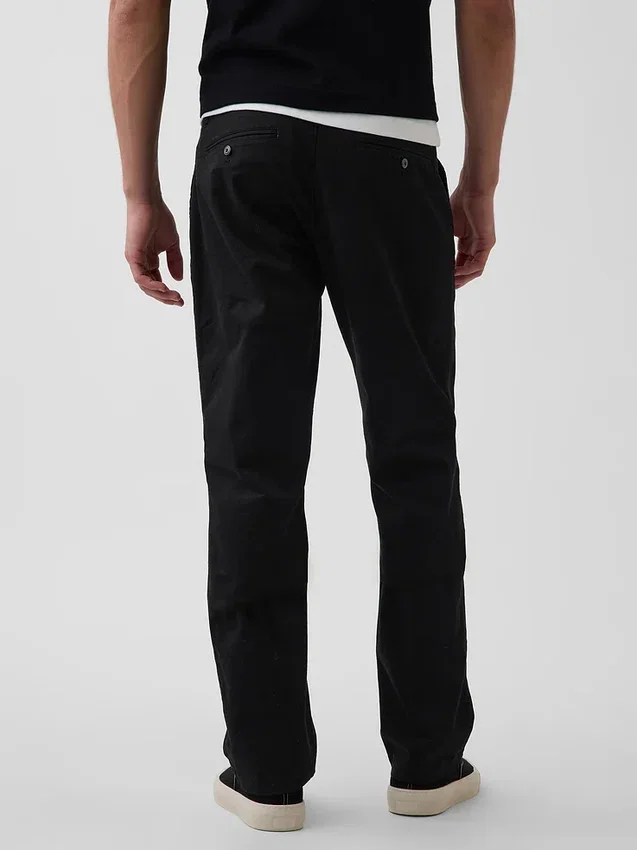 Pantalones caqui rectos modernos
