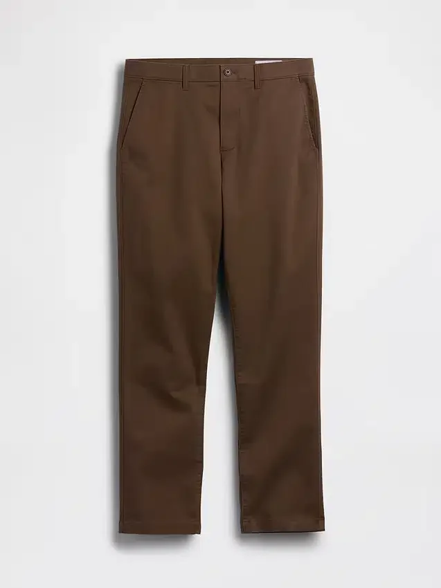 Pantalones caqui rectos modernos