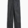 Pantalones caqui rectos y holgados de estilo uniforme moderno para niños