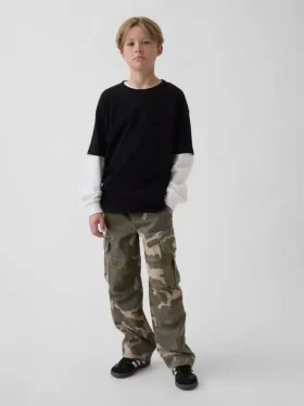 Pantalones cargo cómodos para niños