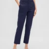 Pantalones cortos ajustados de doble tejido y talle alto