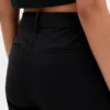 Pantalones cortos ajustados de doble tejido y talle alto