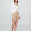 Pantalones cortos caqui Downtown de 4"