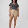 Pantalones cortos caqui Downtown de 4"