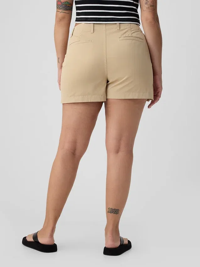 Pantalones cortos caqui Downtown de 4"