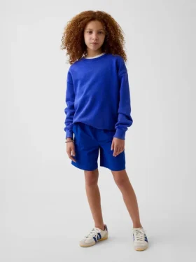 Pantalones cortos cargo holgados de secado rápido para niños