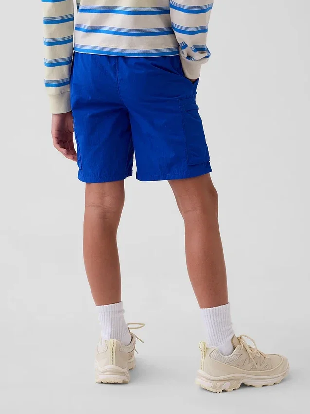 Pantalones cortos cargo holgados de secado rápido para niños