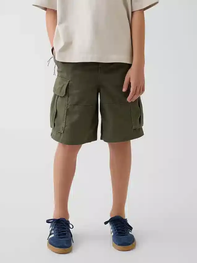 Pantalones cortos cargo holgados para niños