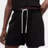 Pantalones cortos cómodos de mezcla de lino de 6"