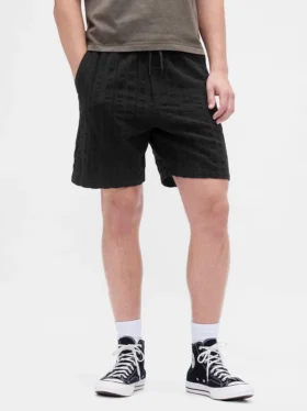 Pantalones cortos cómodos texturizados de 7″