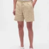 Pantalones cortos cómodos texturizados de 7"
