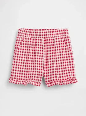 Pantalones cortos con volantes para bebés y niños, de poner sin cremallera, combinables