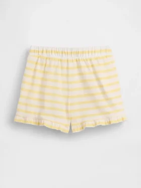 Pantalones cortos con volantes para bebés y niños, de poner sin cremallera, combinables
