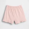 Pantalones cortos con volantes para bebés y niños, de poner sin cremallera, combinables
