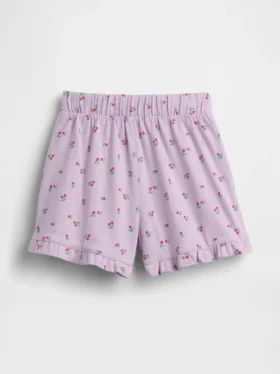 Pantalones cortos con volantes para bebés y niños, de poner sin cremallera, combinables