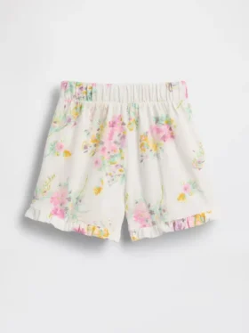 Pantalones cortos con volantes para bebés y niños, de poner sin cremallera, combinables