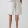 Pantalones cortos de carpintero de mezclilla holgados de 9"