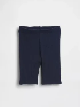 Pantalones cortos de ciclista acanalados para bebés y niños pequeños, combinables