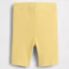 Pantalones cortos de ciclista acanalados para bebés y niños pequeños, combinables