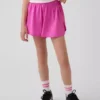 Pantalones cortos de correr para niños de secado rápido con dobladillo de mariposa