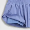 Pantalones cortos de correr para niños de secado rápido con dobladillo de mariposa