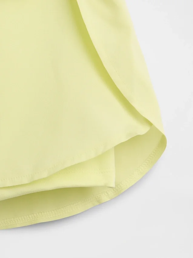 Pantalones cortos de correr para niños de secado rápido con dobladillo de mariposa