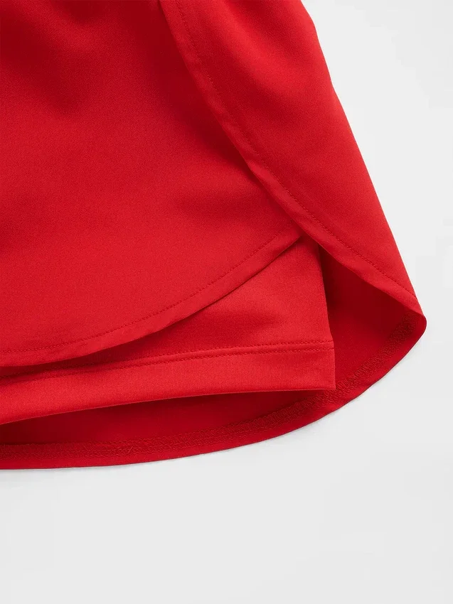 Pantalones cortos de correr para niños de secado rápido con dobladillo de mariposa