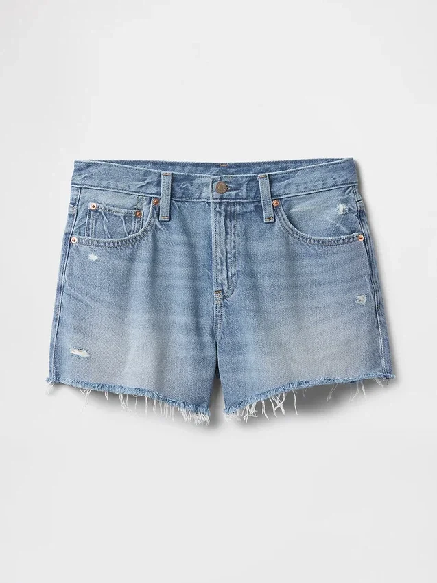 Pantalones cortos de corte relajado ultrasuaves de tiro medio de 4"