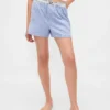 Pantalones cortos de franela con logotipo