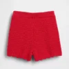 Pantalones cortos de ganchillo con dobladillo festoneado para bebés y niños