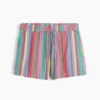 Pantalones cortos de gasa de algodón de talle medio de 4"