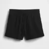 Pantalones cortos de gasa de algodón de talle medio de 4"